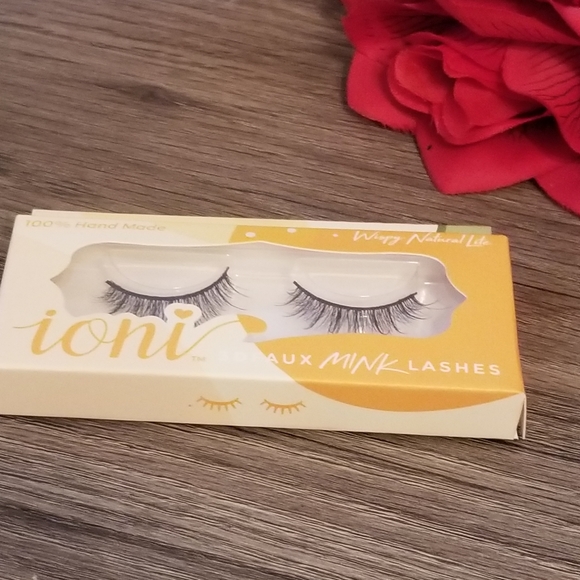 3D Faux Mink EyeLashes Orange Sorbet with glue New - Picture 10 of 10